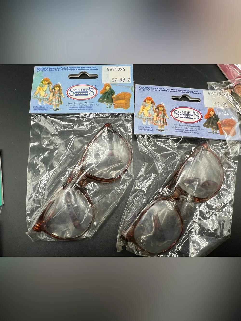 Craft Eye Glasses Doll Making Supplies Lot Of 7 Pairs Glasses